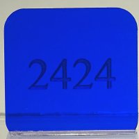 Transparent Dark Blue